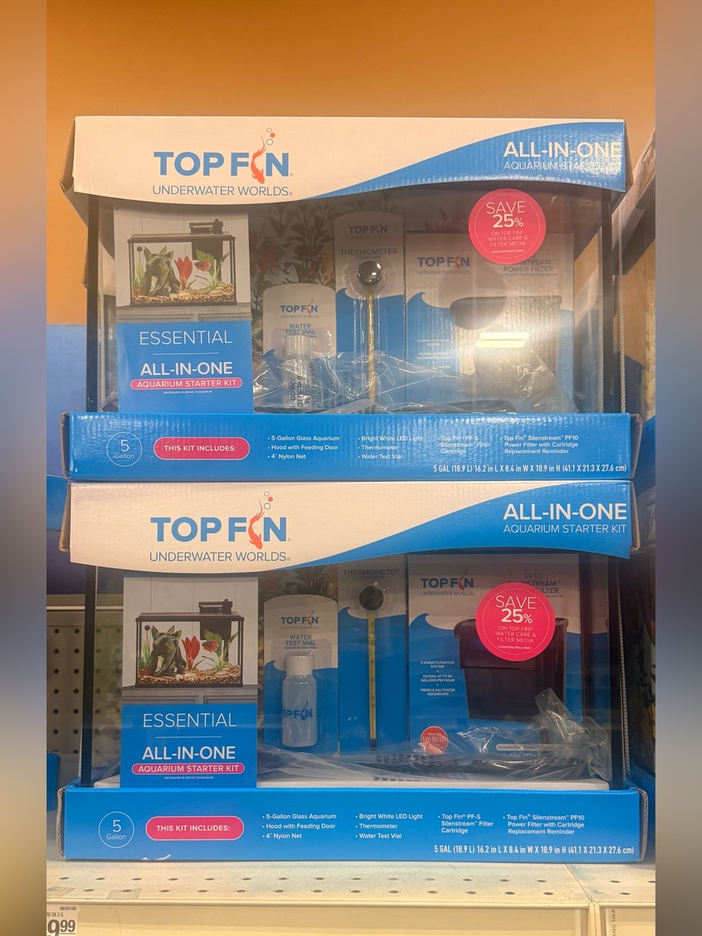 Top Fin® Essentials Aquarium Starter Kit 5 Gallon